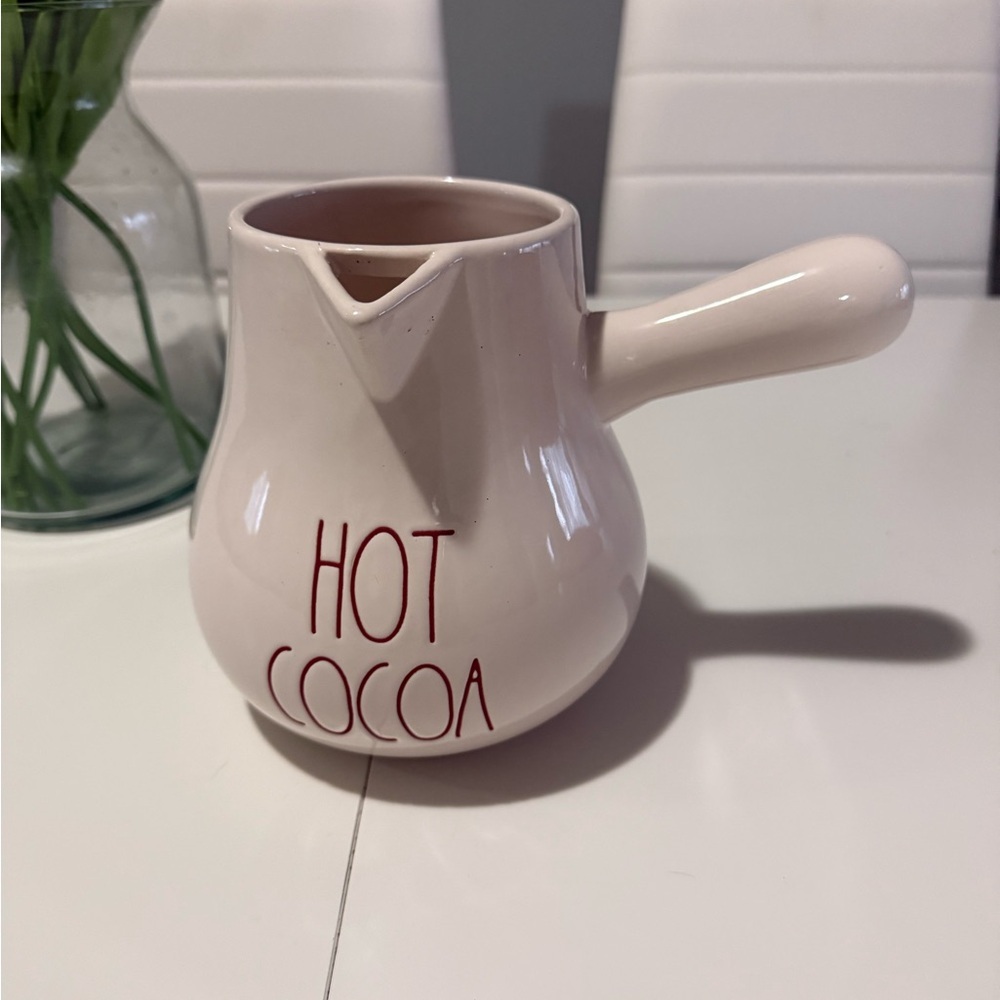 Rae Dunn White Hot Cocoa Pitcher ⭐️ collectible - Picture 3 of 11